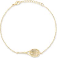 SPHERA MILANO Tennis Racket Pendant Bracelet
