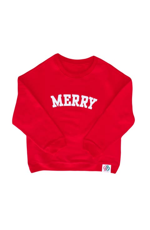 Merry Sweatshirt (Toddler, Little Kid, Big Kid)