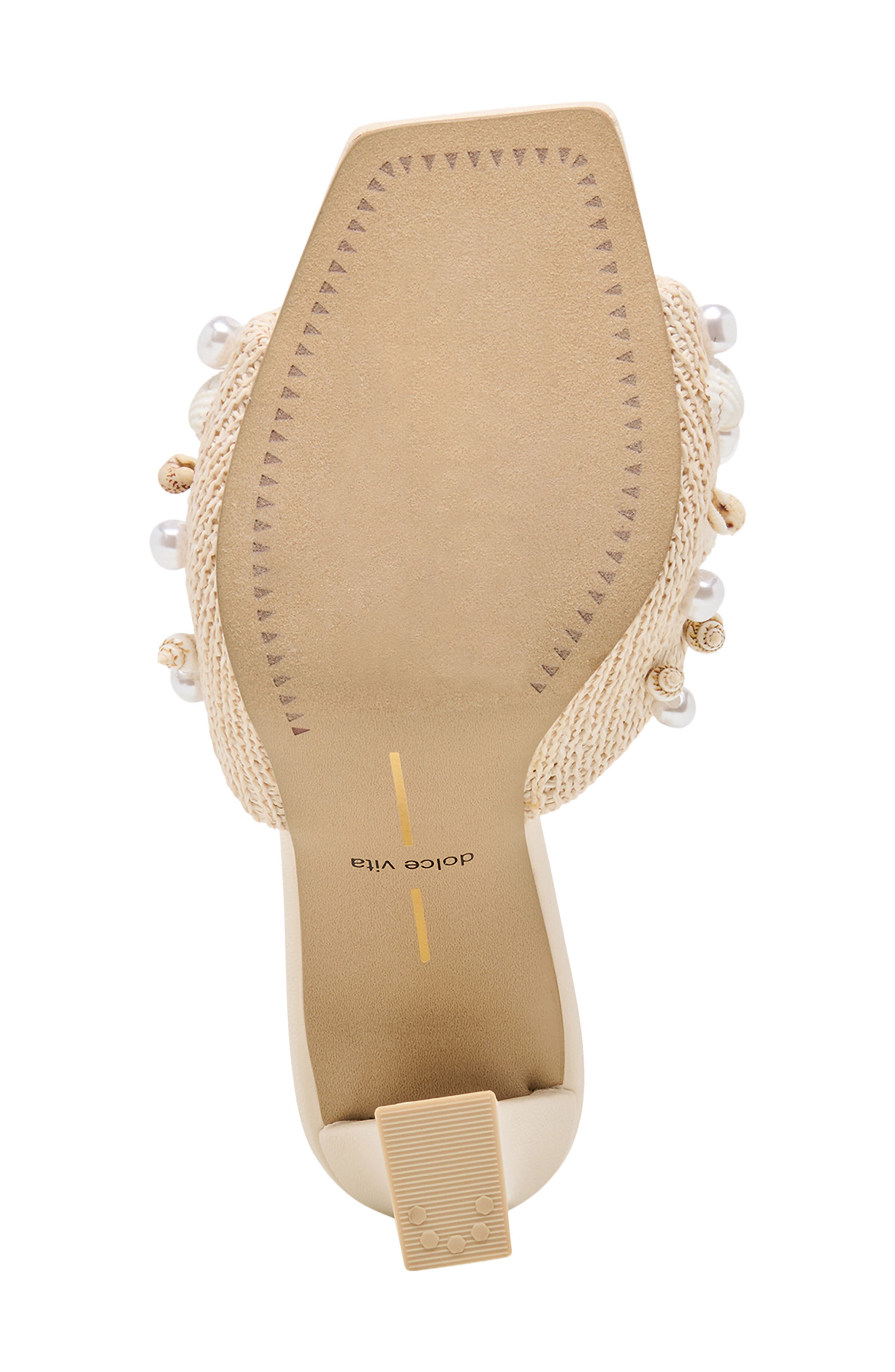 Dolce Vita Tylah Sandal, Alternate, color, Oatmeal Beaded Raffia