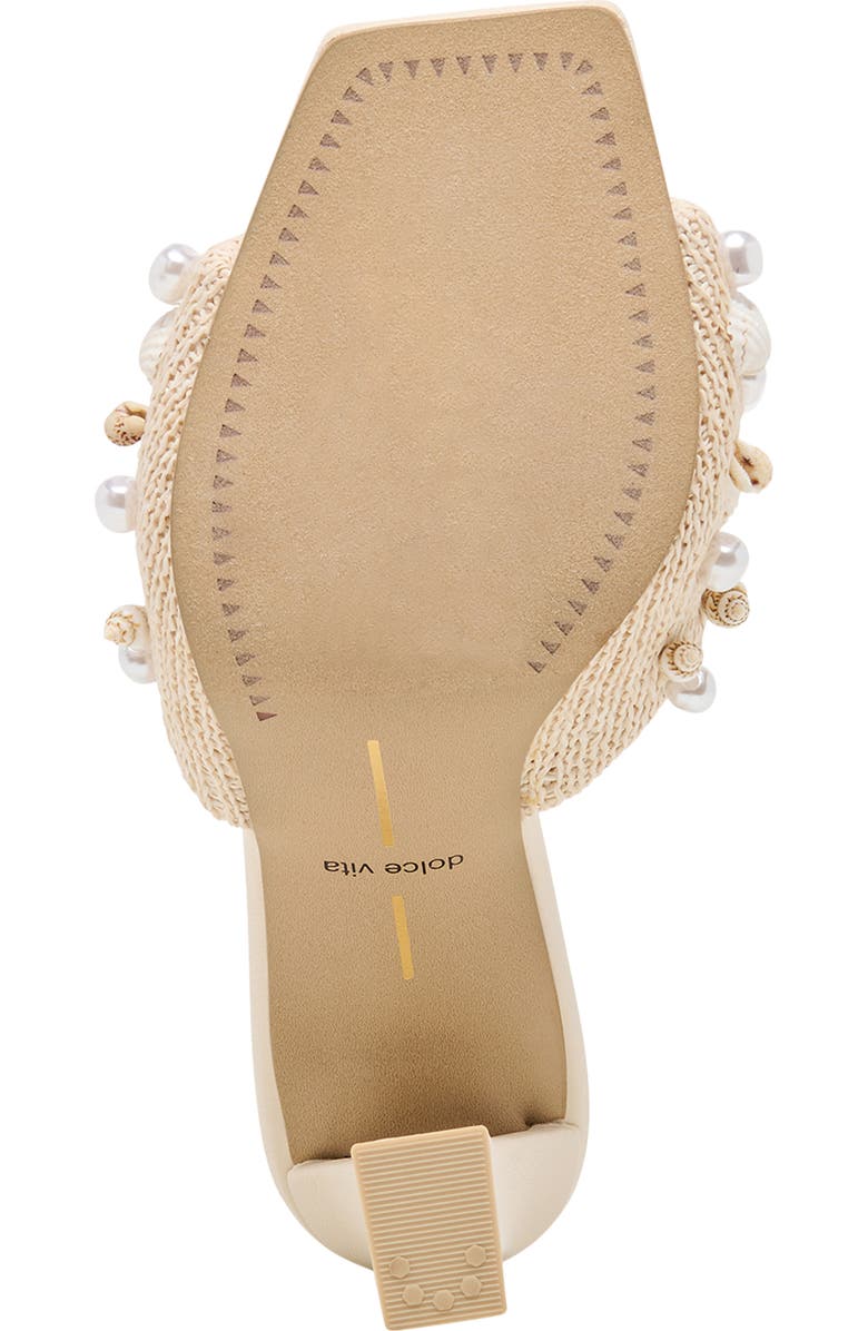 Dolce Vita Tylah Sandal, Alternate, color, Oatmeal Beaded Raffia