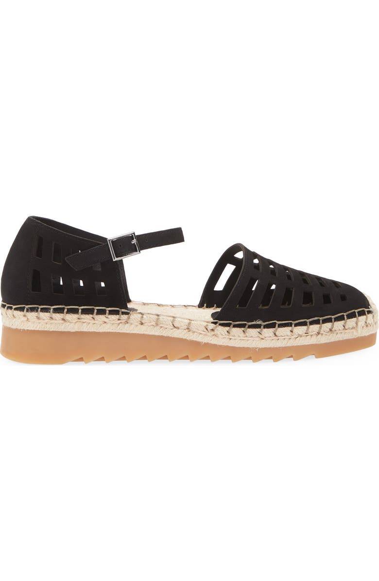 Eileen Fisher Bijou Espadrille Sandal, Alternate, color, Black