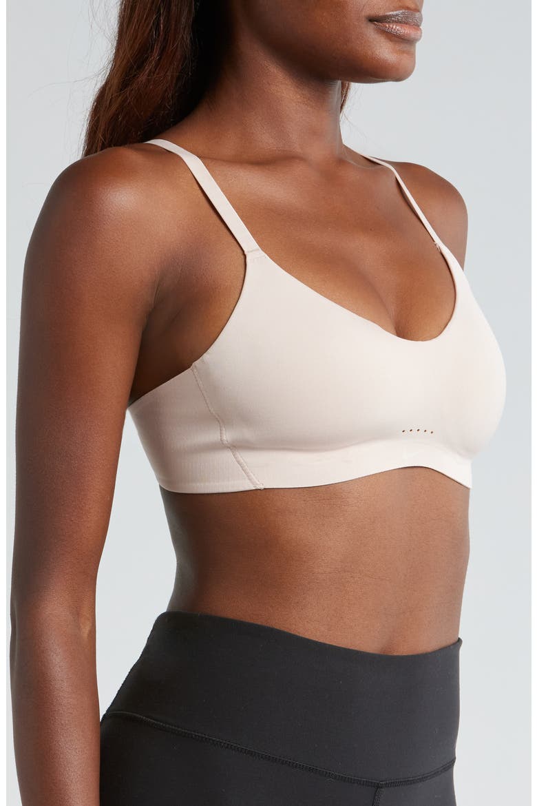 Alate Minimalist Dri-FIT Padded Sports Bra, Alternate, color, 207 PRTCBG/WHITE