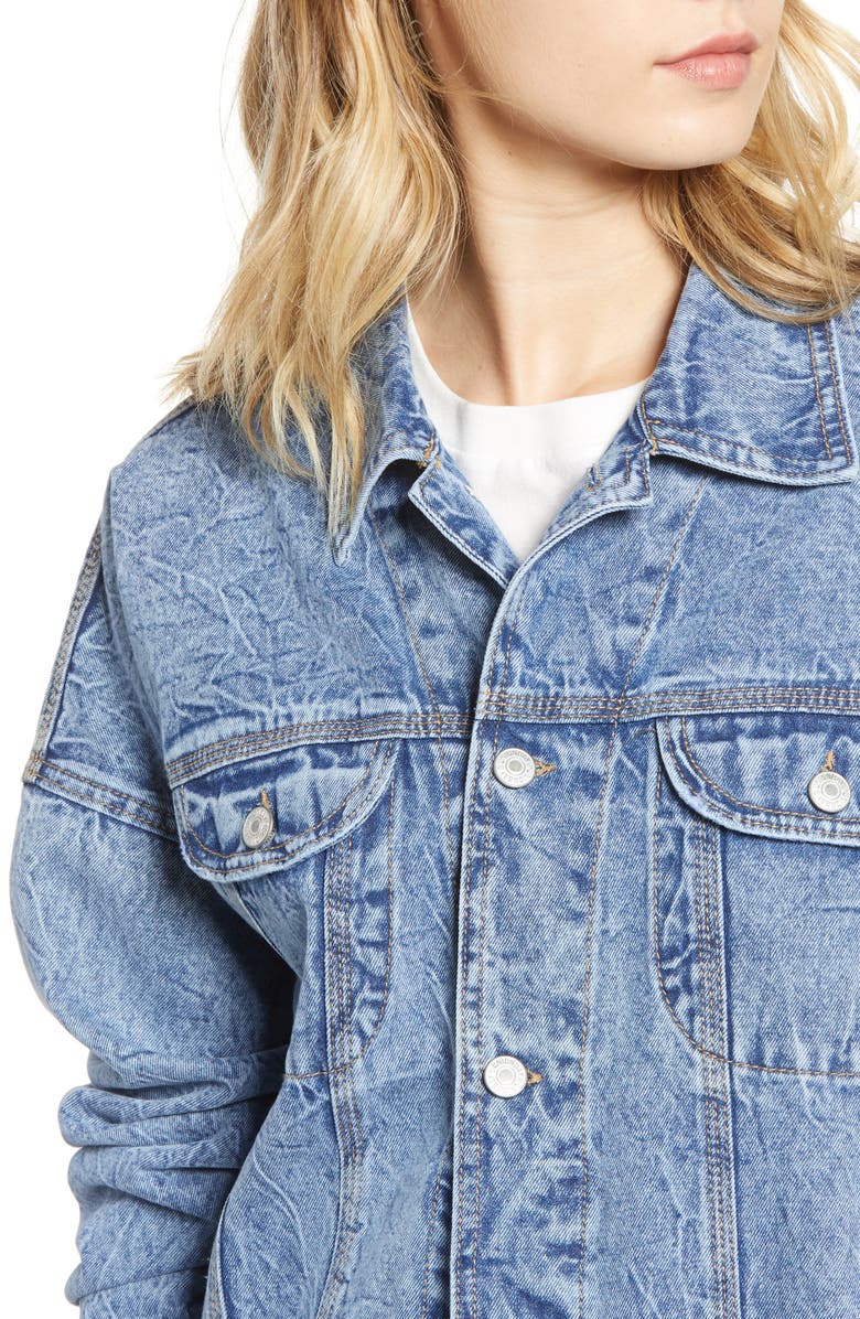 UNIONBAY Brecan Denim Trucker Jacket, Alternate, color,