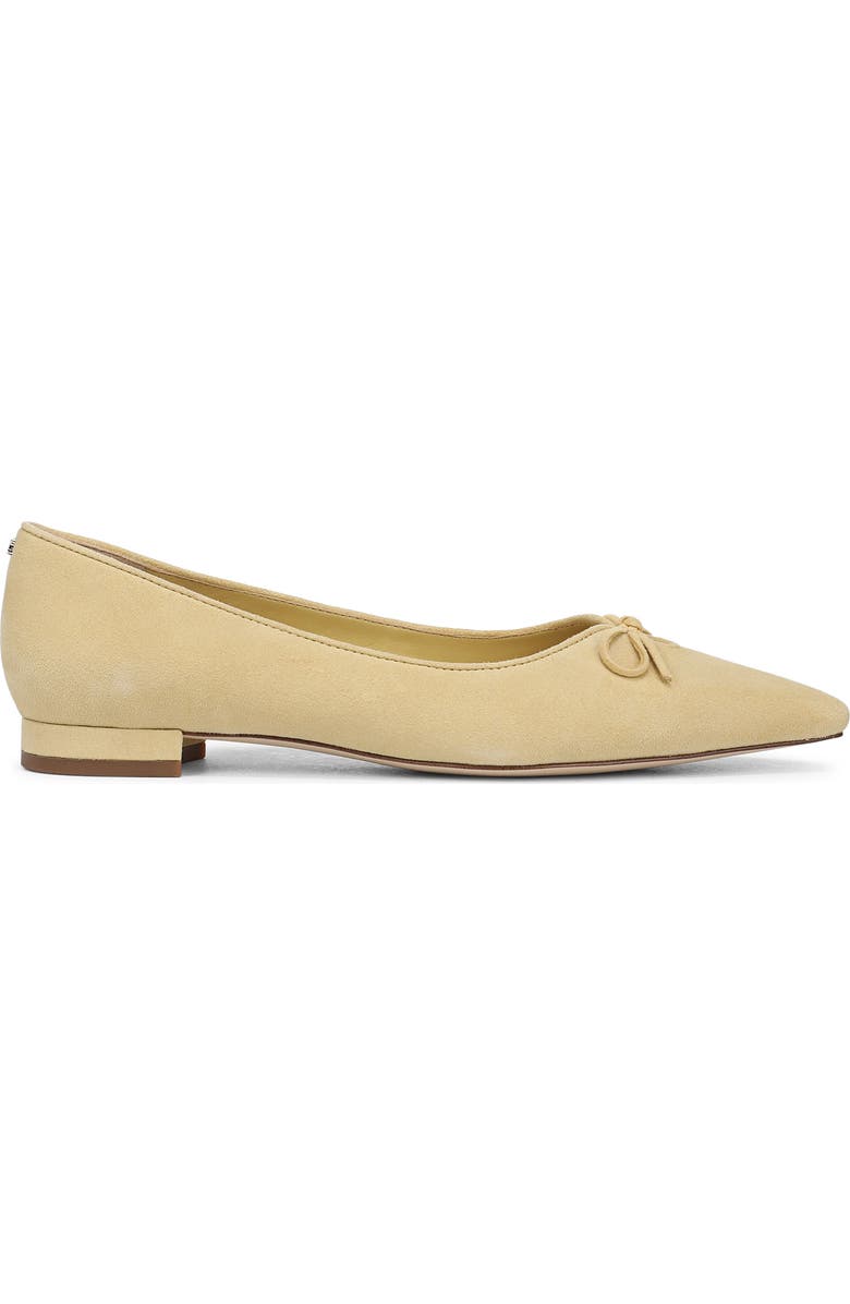 Sam Edelman Esmira Pointed Toe Flat, Alternate, color, Dusty Yellow