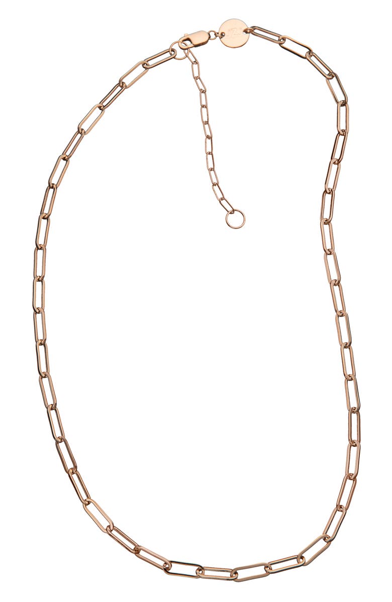 Jennifer Zeuner Maggie Chain Necklace, Main, color, Yellow Gold