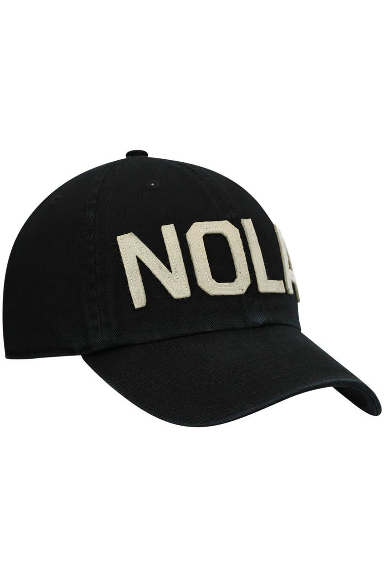 Women's '47 Black New Orleans Saints Finley Clean Up Adjustable Hat, Alternate, color, Black