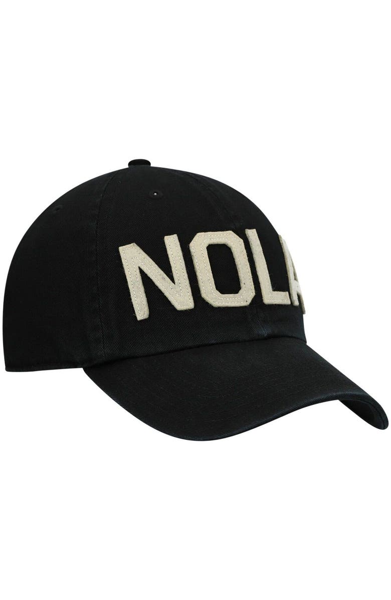 '47 Women's '47 Black New Orleans Saints Finley Clean Up Adjustable Hat, Alternate, color, 