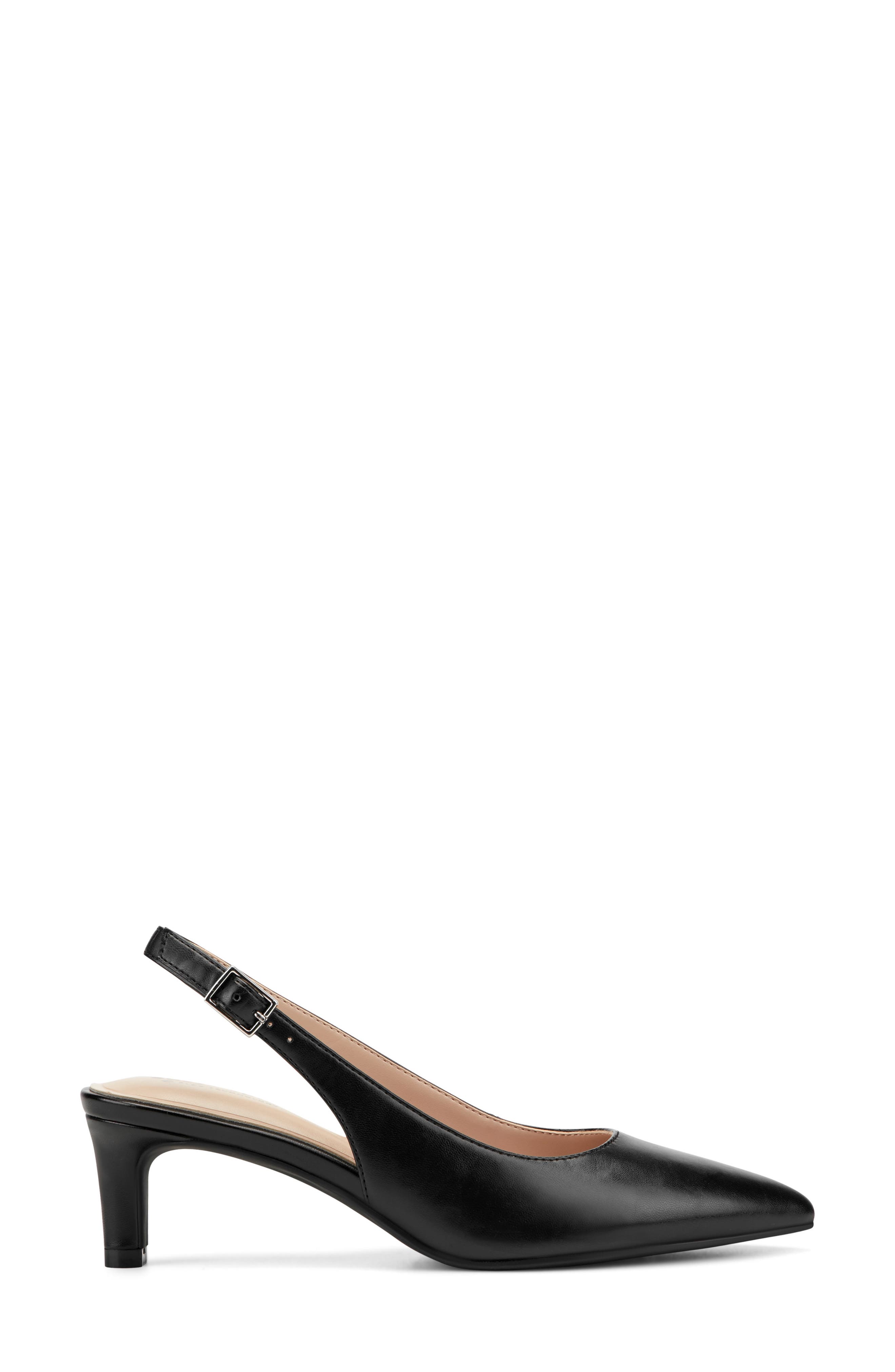 Easy Spirit Serachel Slingback Pump, Alternate, color, Black