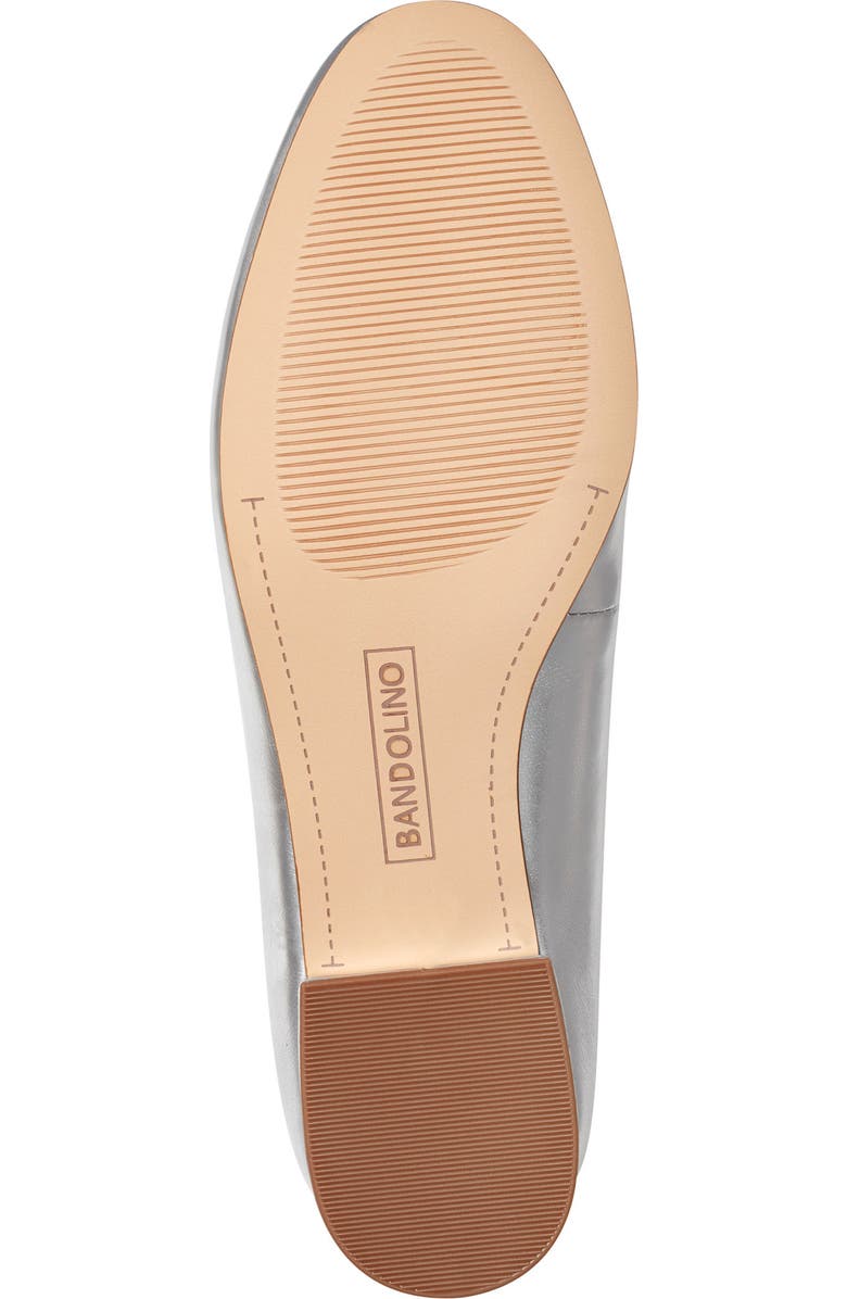 Bandolino Lexy Ankle Strap Pump, Alternate, color, Silver