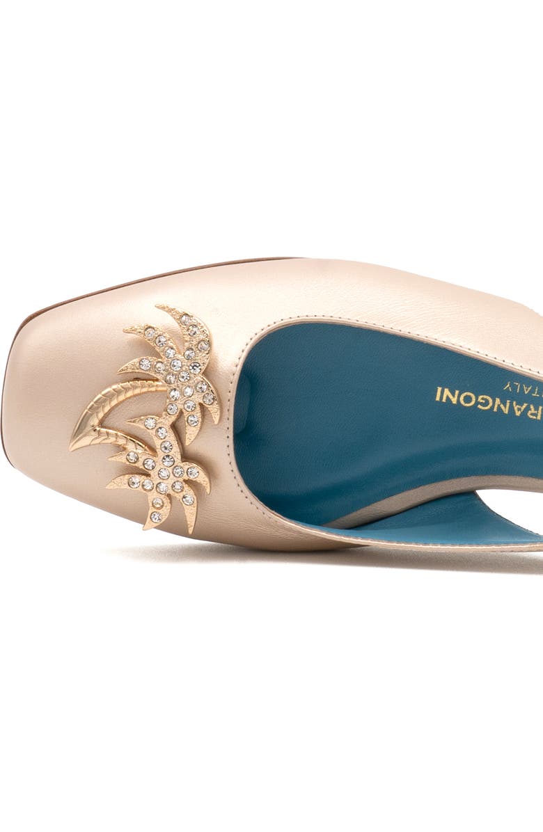 Valentina Rangoni Belinda Palm Tree Appliqué Flat, Alternate, color,