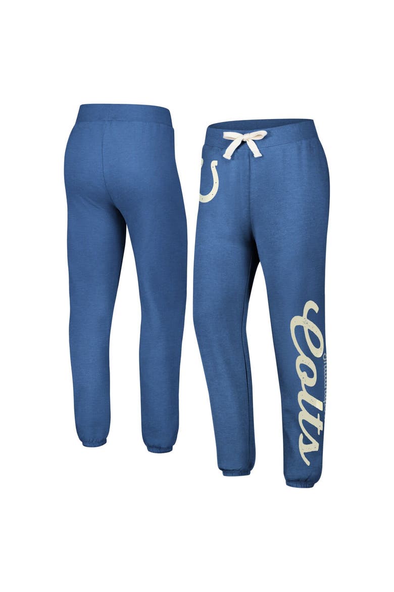 Women's G-III 4Her by Carl Banks Royal Indianapolis Colts Scrimmage Fleece Pants, Main, color, Royal