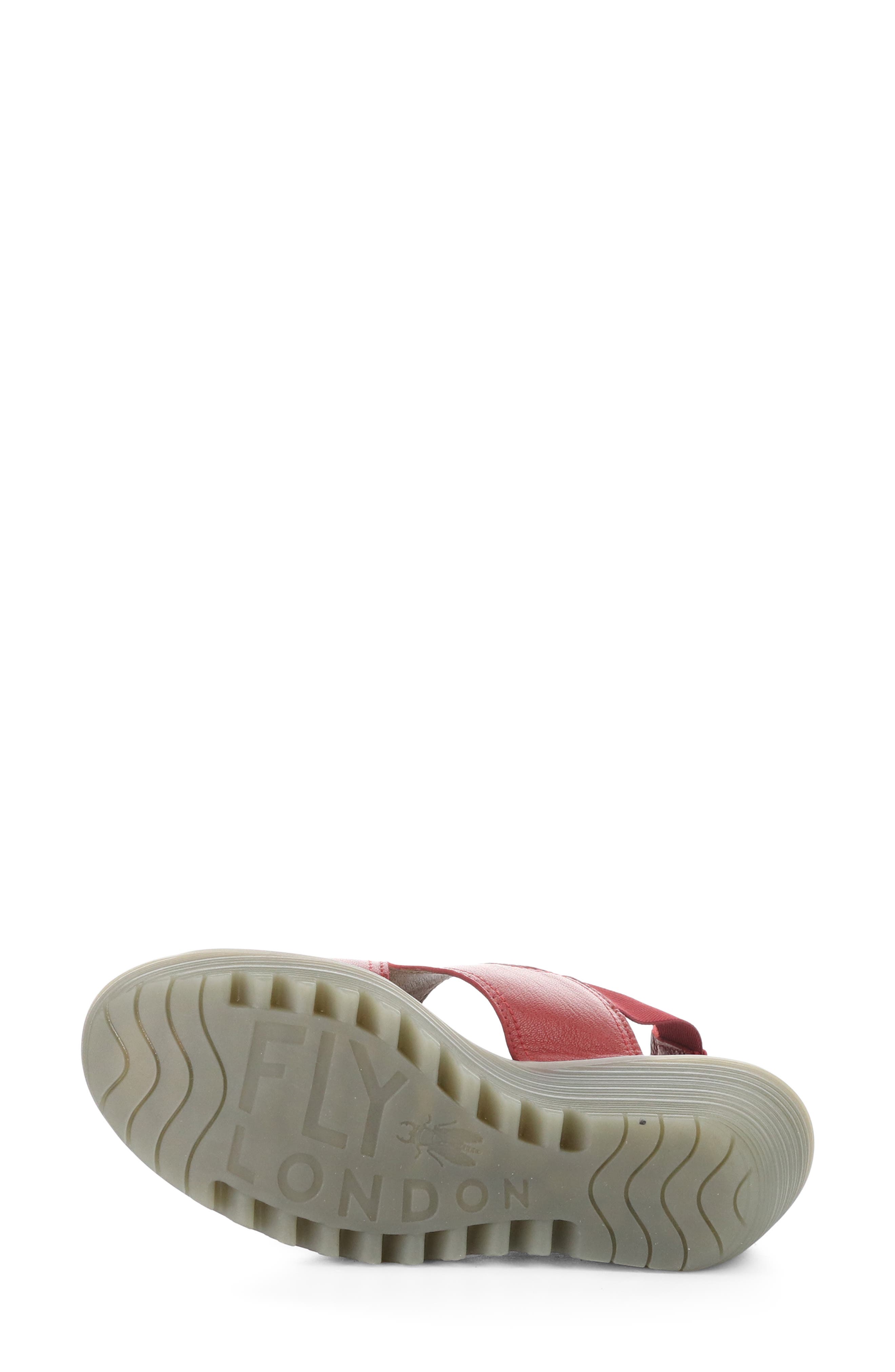 Liku Slingback Platform Wedge Sandal, Alternate, color, LIPSTICK RED