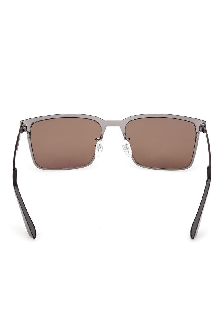 57mm Sunglasses, Alternate, color, MATTE GUNMETAL / ROVIEX