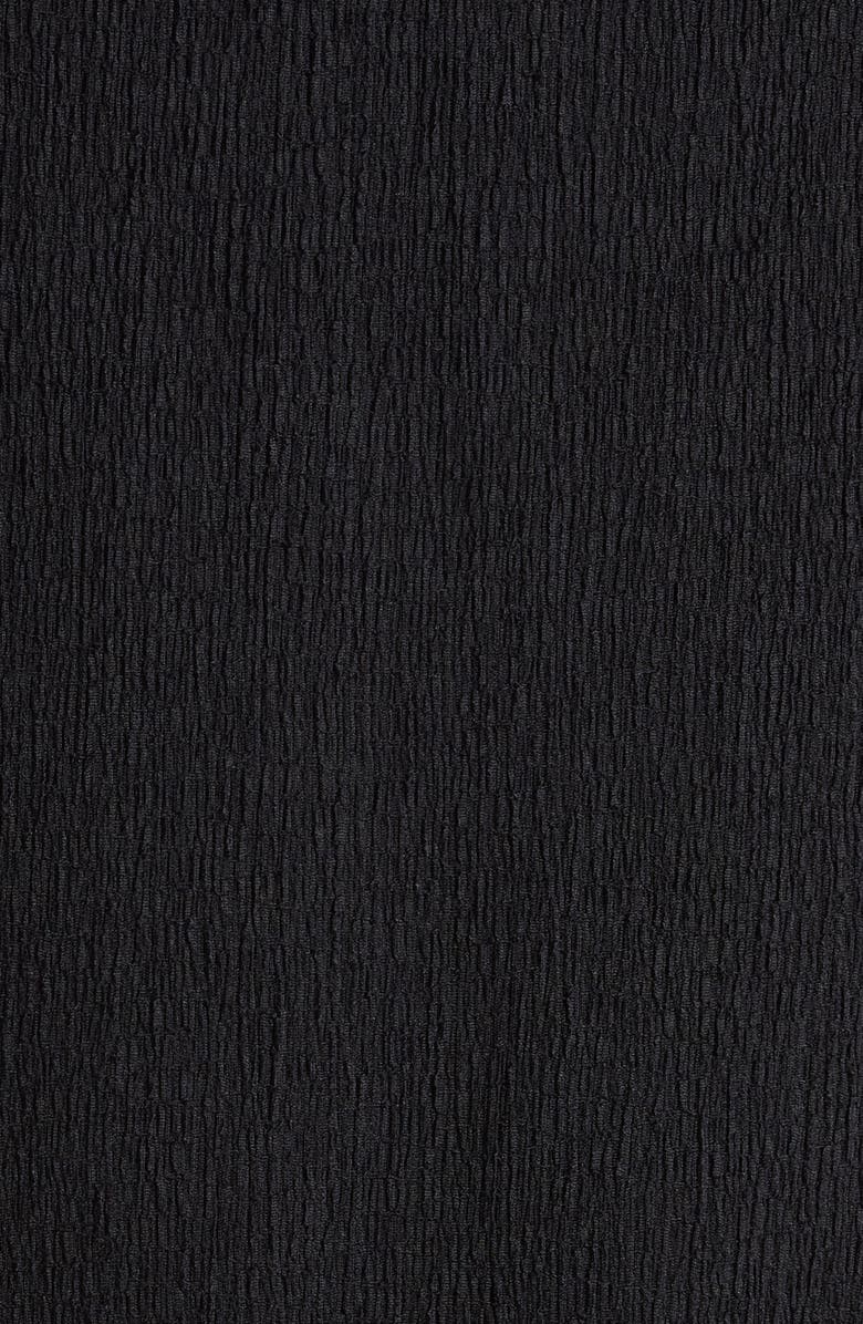 Anne Klein Crepe Lace Trim Top, Alternate, color, Anne Black