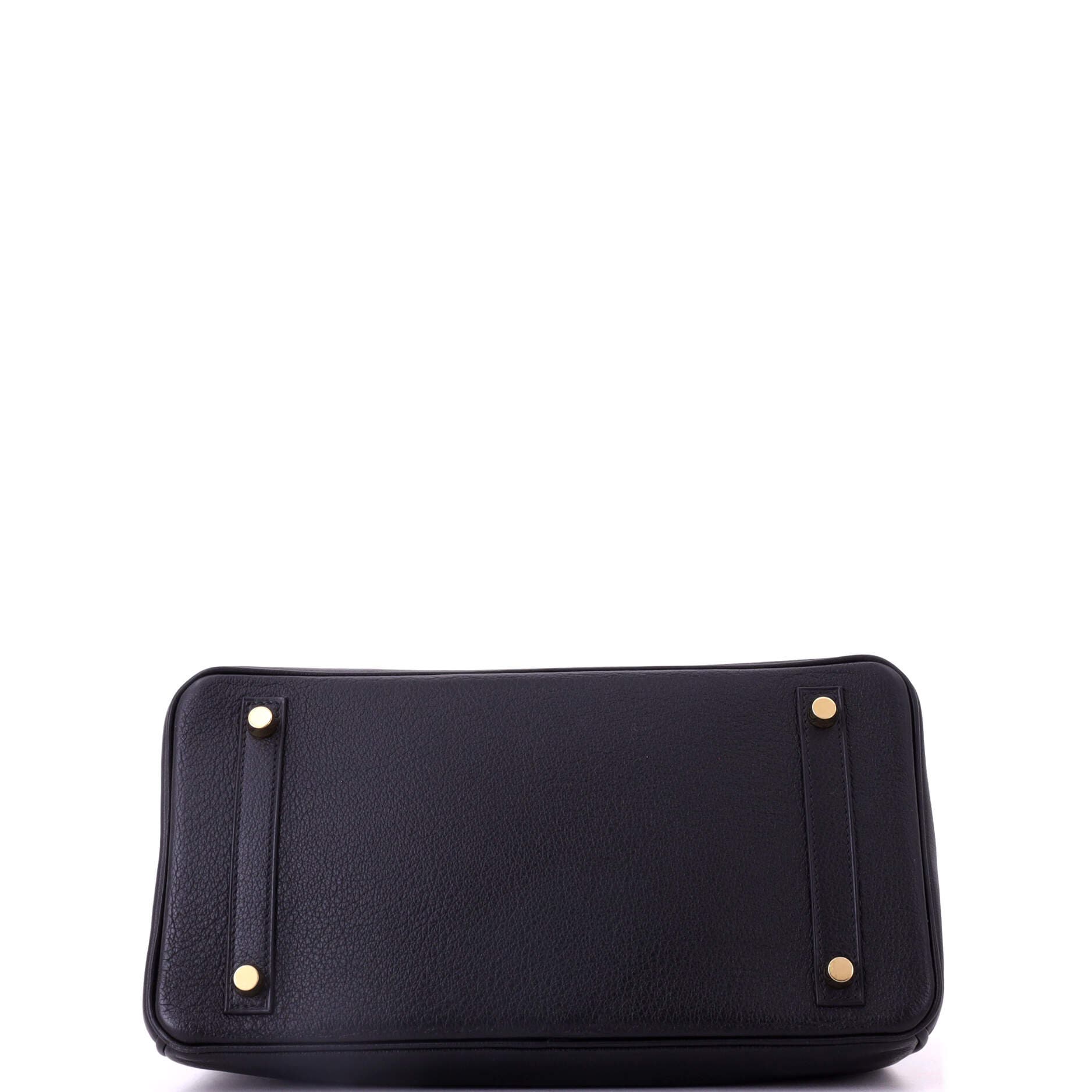 Pre-Owned Hermes Birkin Handbag Black Evercolor with Gold Hardware 30, Alternate, color, Noir