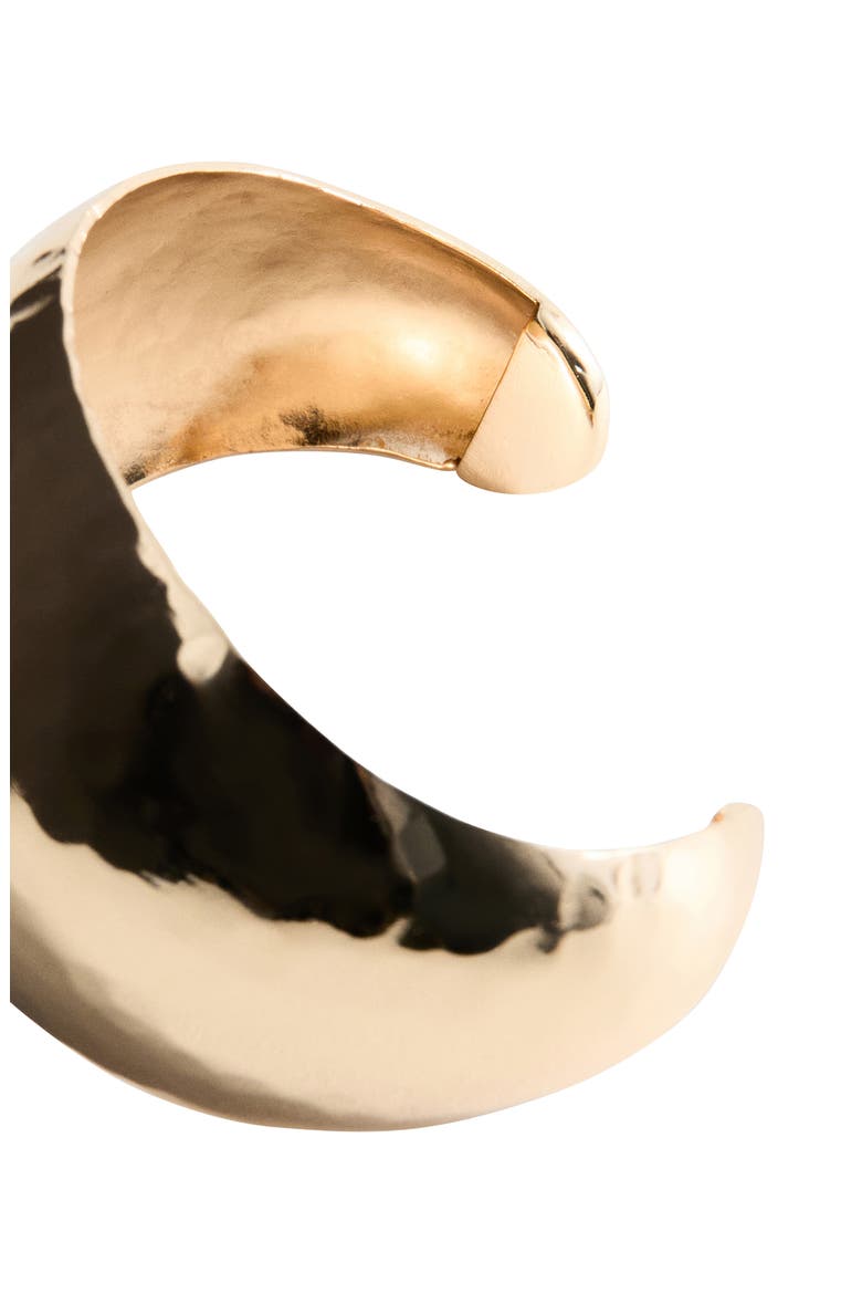Chunky Hammered Cuff Bracelet, Alternate, color, GOLD