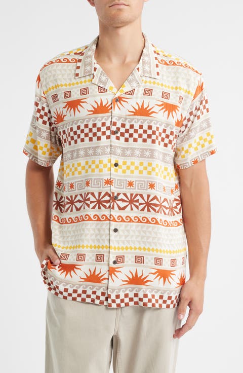 Fun Times Print Camp Shirt