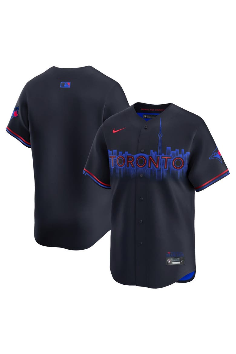 Men's Nike  Navy Toronto Blue Jays 2024 City Connect Limited Jersey, Main, color, Navy