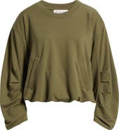 CITY BLUES Pleated Sweatshirt