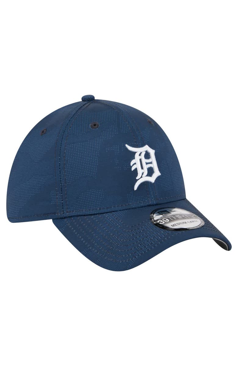 New Era Men's New Era Navy Detroit Tigers Tonal Camo 39THIRTY Flex Hat, Alternate, color, 