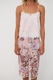 CRAS Everlycras Lace Trim Camisole Top