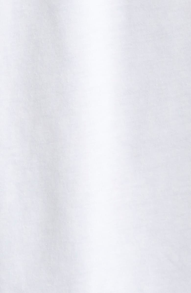 Marni Logo Tag Cotton T-Shirt, Alternate, color, Lily/ White