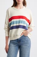 THE GREAT. The Teammate Stripe Sweatshirt