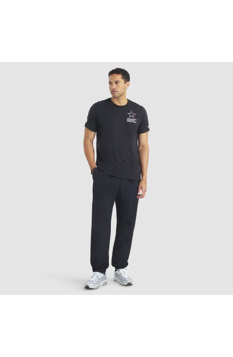 Nike Men's Nike Black Dallas Cowboys 2025 NFL Crucial Catch Tri-Blend Dri-FIT T-Shirt, Alternate, color, Black