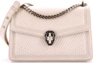 Pre-Owned Bvlgari Serpenti Forever Shoulder Bag Quilted Leather Small