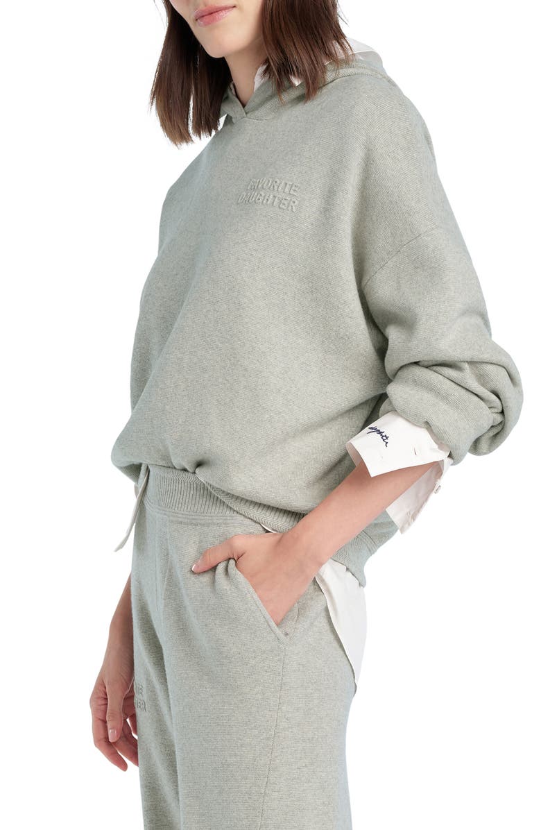Favorite Daughter The Staying In Cotton & Cashmere Hoodie, Alternate, color,