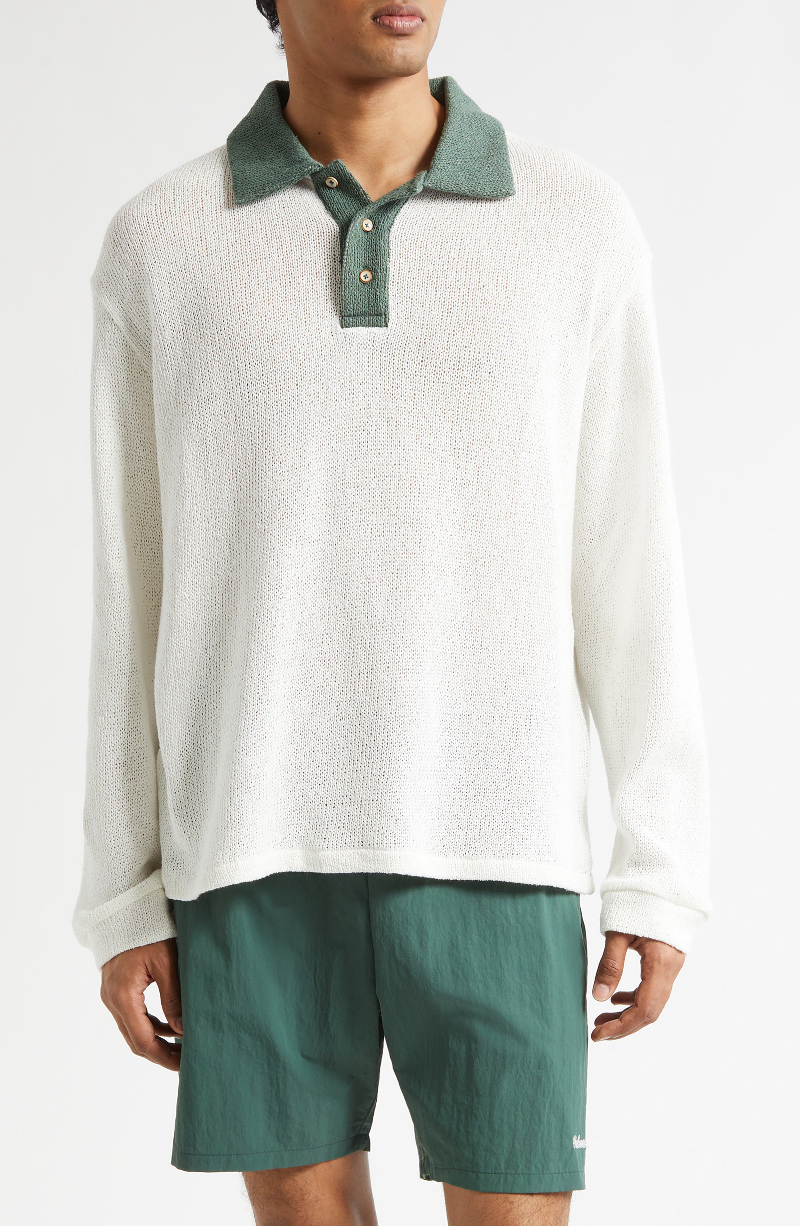 Knit Cotton Rugby Polo