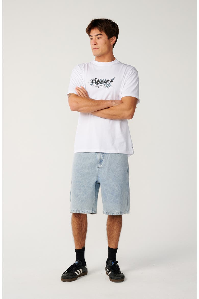 Walk Denim Carpenter Shorts, Alternate, color, BLEACHED BLUE