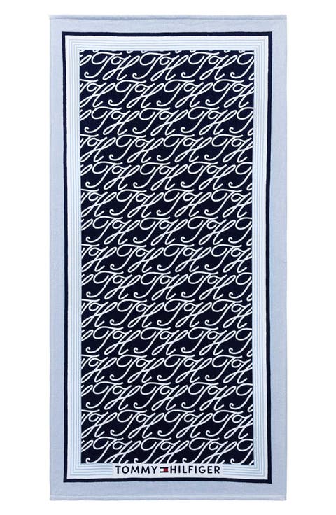 Allover Monogram Beach Towel