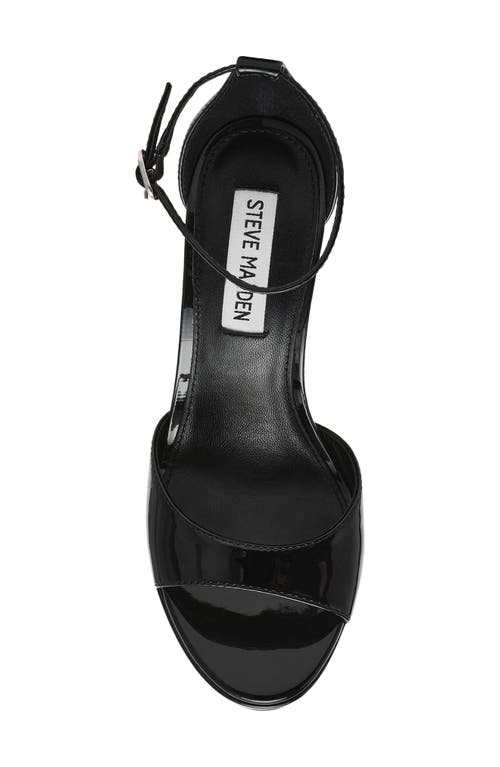 Steve Madden Wiley Ankle Strap Platform Sandal In Black