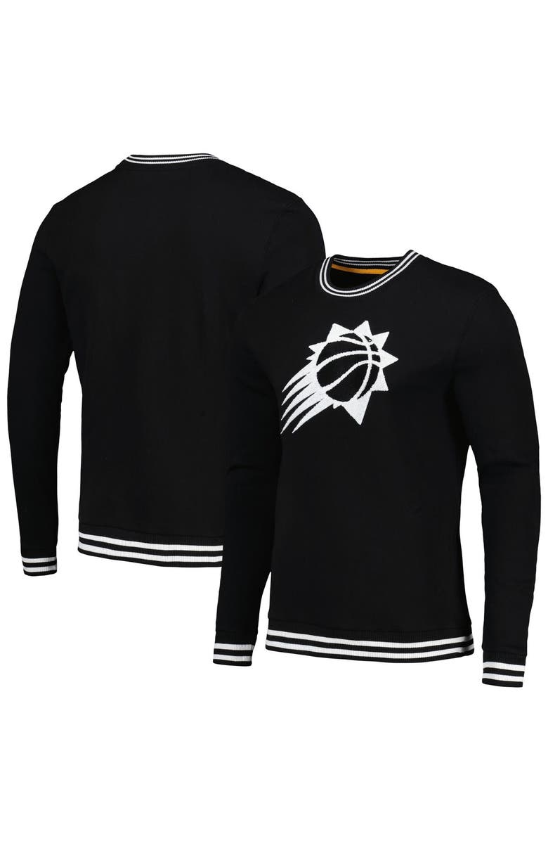 Stadium Essentials Men's Stadium Essentials Black Phoenix Suns Club Level Pullover Sweatshirt, Main, color, Black
