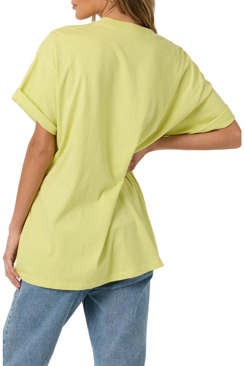 Monstera Hawaii Oversized Graphic Tee, Alternate, color, CELERY