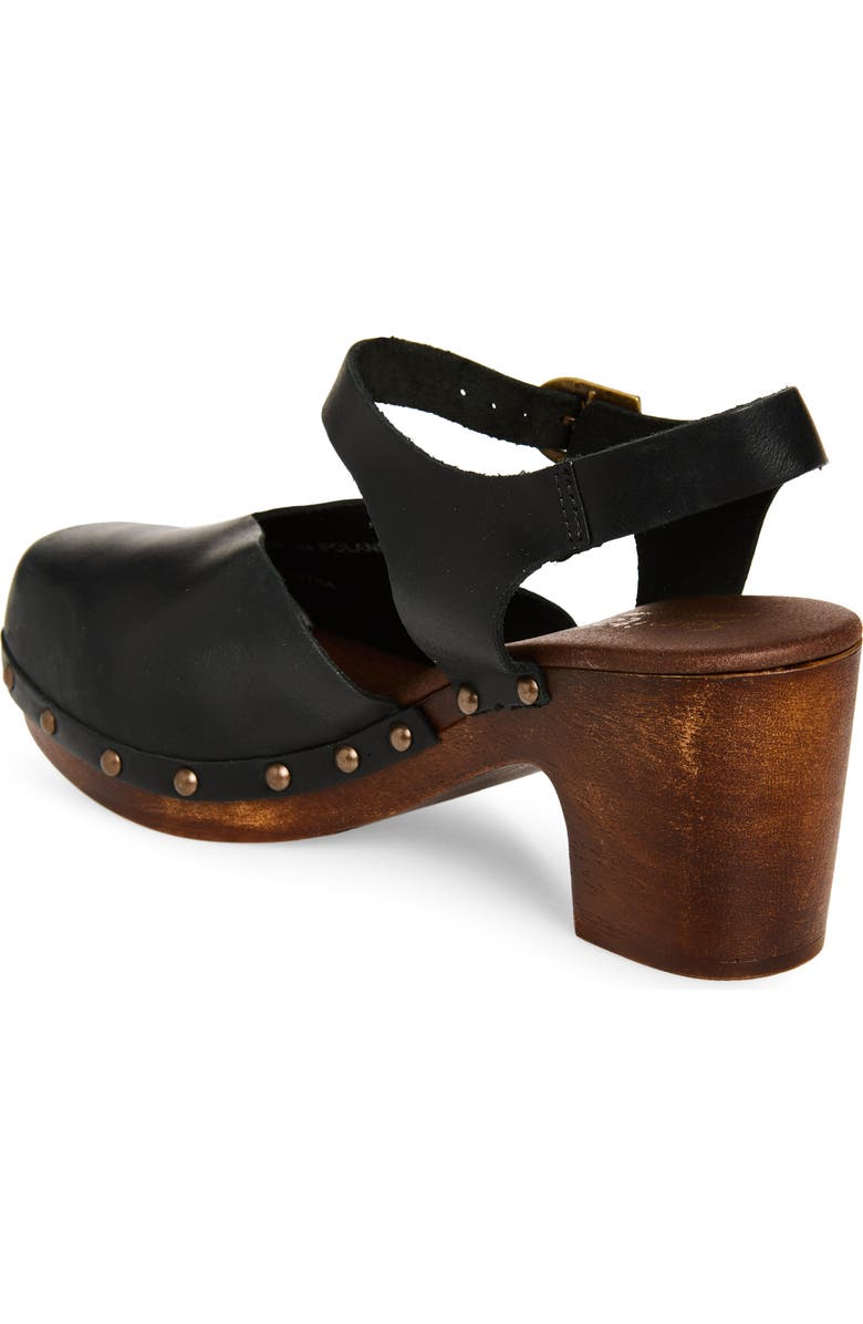 Sanita Solaima Ankle Strap Clog, Alternate, color, Black