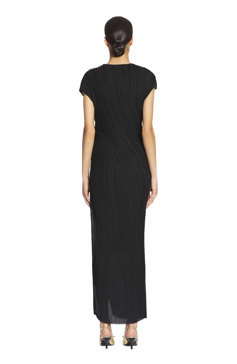 Lanvin ASYMMETRICAL PLEATED DRESS, Alternate, color, 
