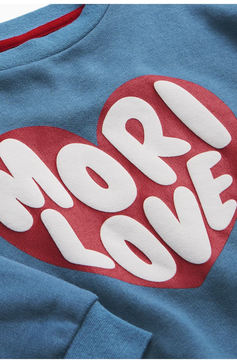 MORI Love Oversized Sweatshirt, Alternate, color, Moonlight Blue