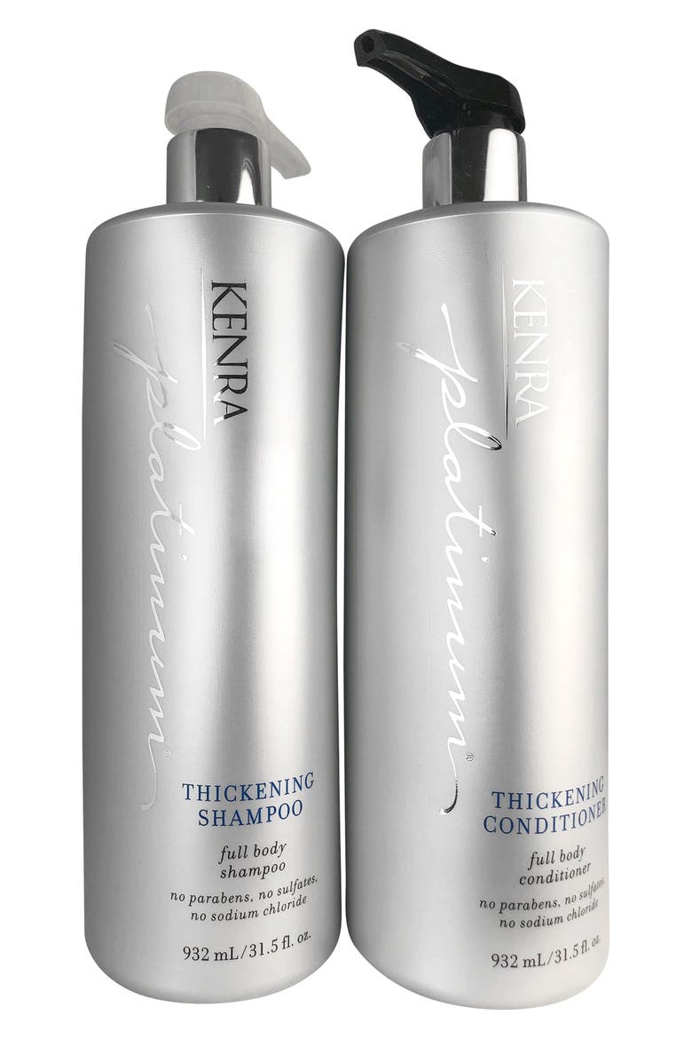 Platinum Thickening Shampoo & Conditioner Set $66 Value, Main, color, NO COLOR
