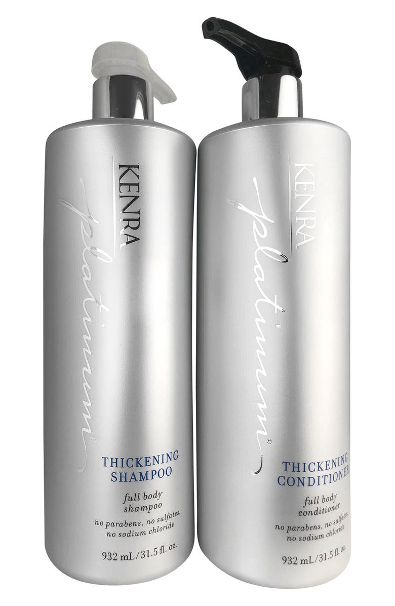 KENRA Platinum Thickening Shampoo & Conditioner Set $66 Value, Main, color,