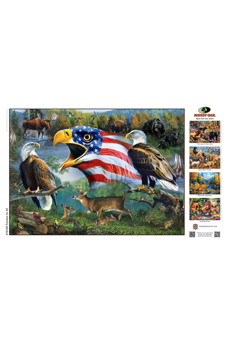 Freedom for All 1000pc Puzzle, Alternate, color, Multicolor