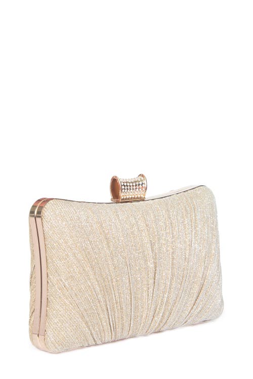Lauren Lorraine Classy Clutch In Gold