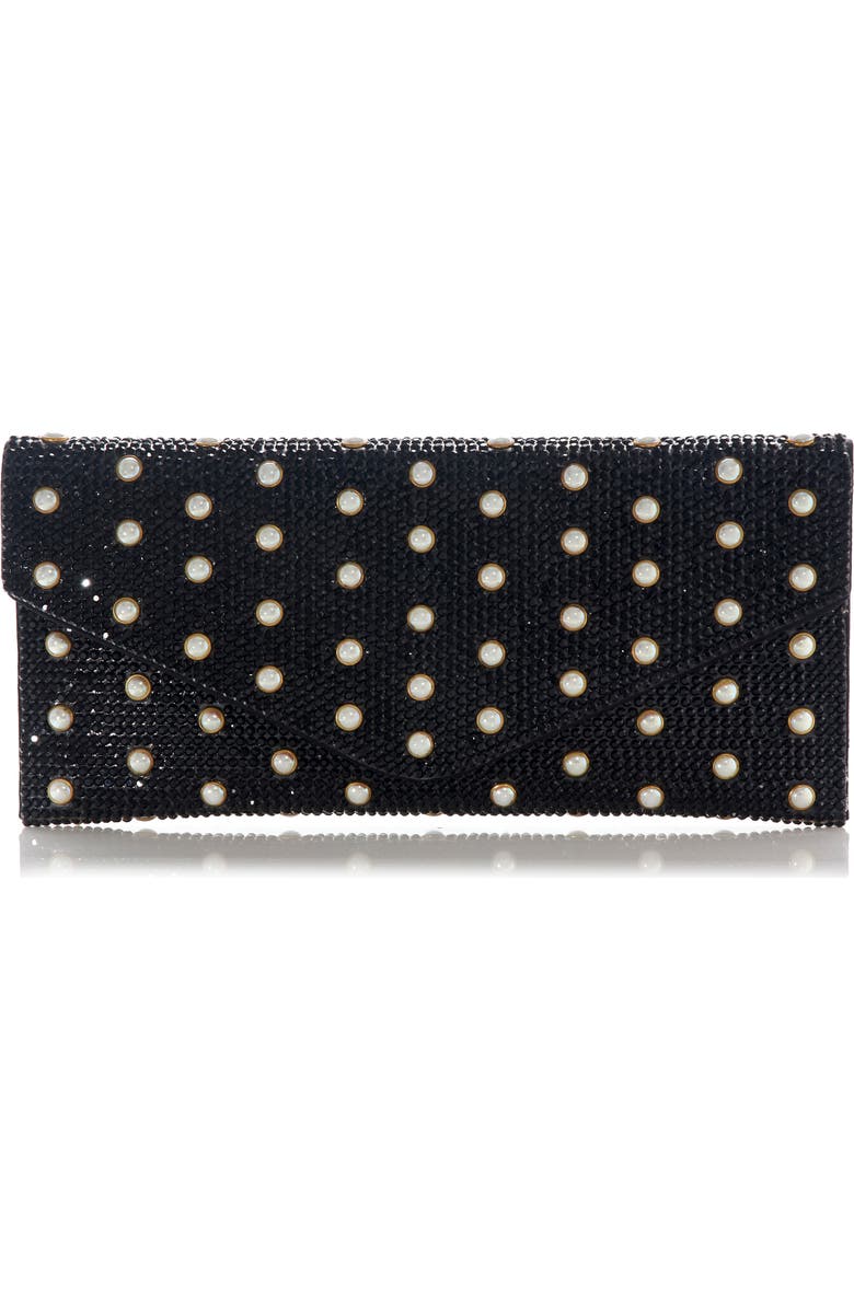 JUDITH LEIBER COUTURE Beaded Envelope Clutch, Main, color,