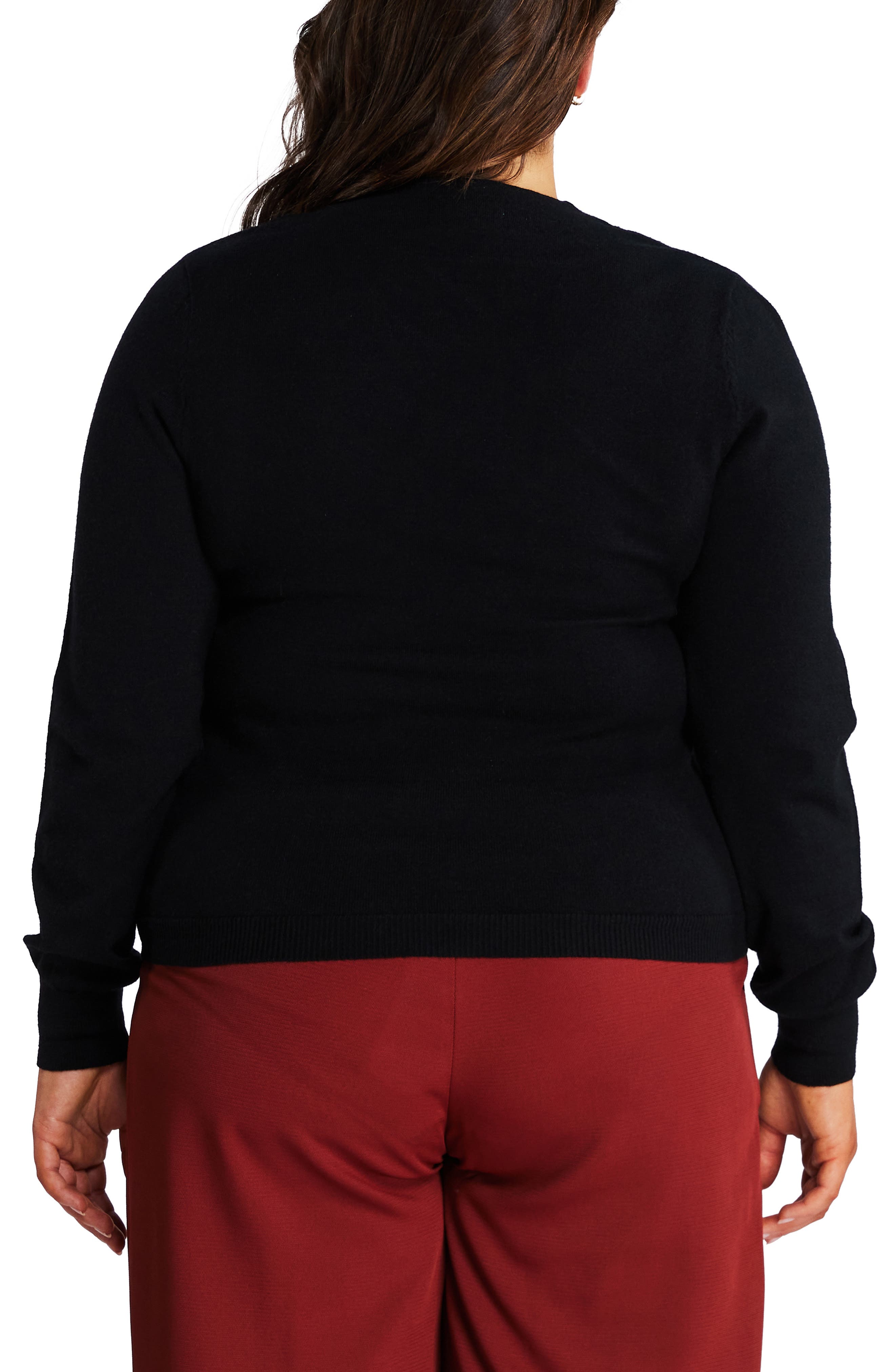 Asymmetric Cutout Sweater - image 2