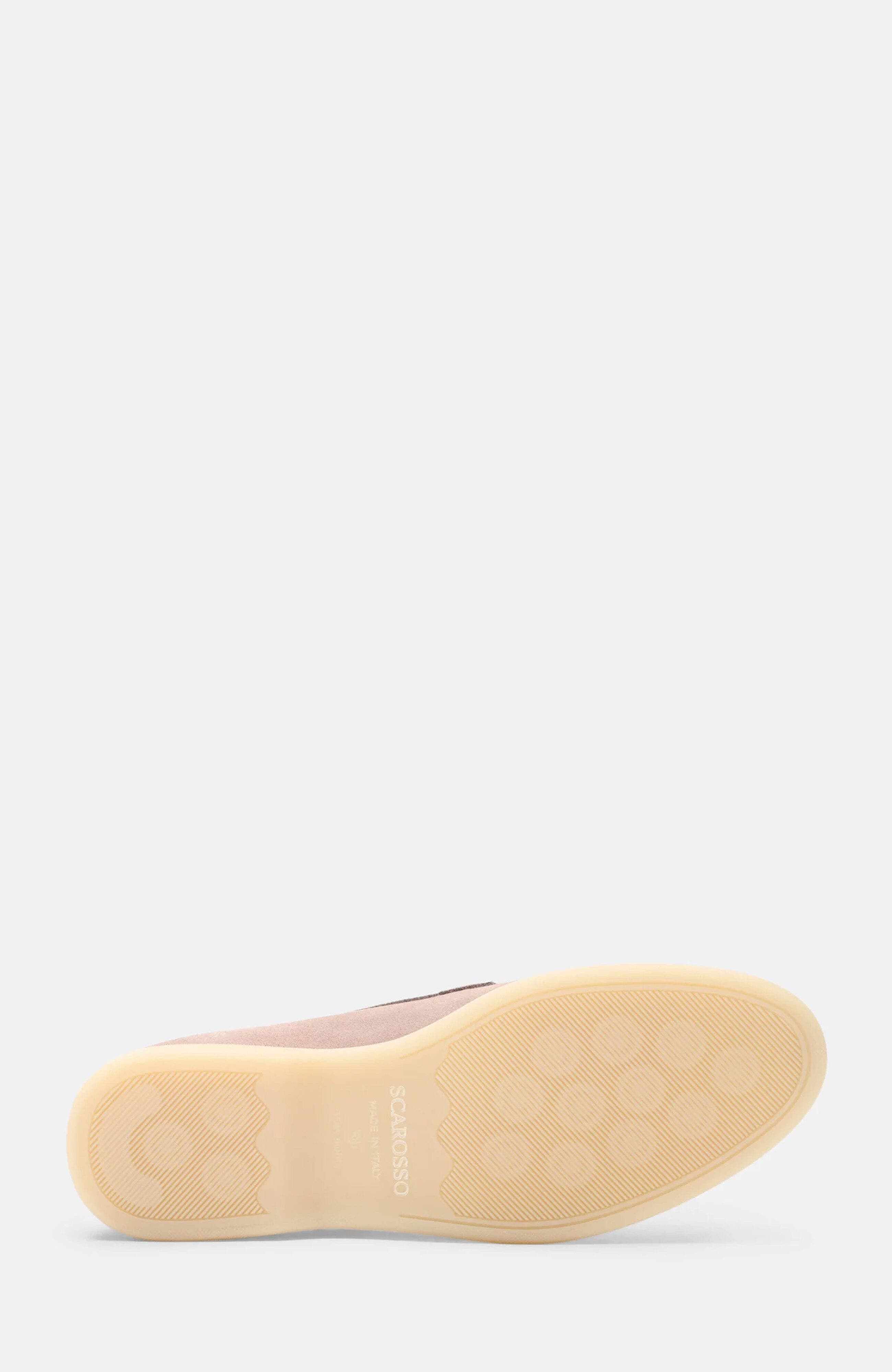 Leandra Loafers, Alternate, color, Pink - Suede