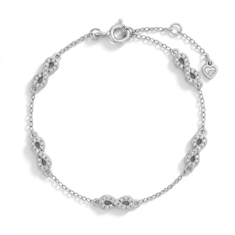 CZ Infinity Girls Bracelet