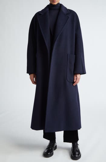 【関税込み】Max Mara ネイビー Locri コート Max Mara Locri Wool & Cashmere Belted Coat | Nordstrom