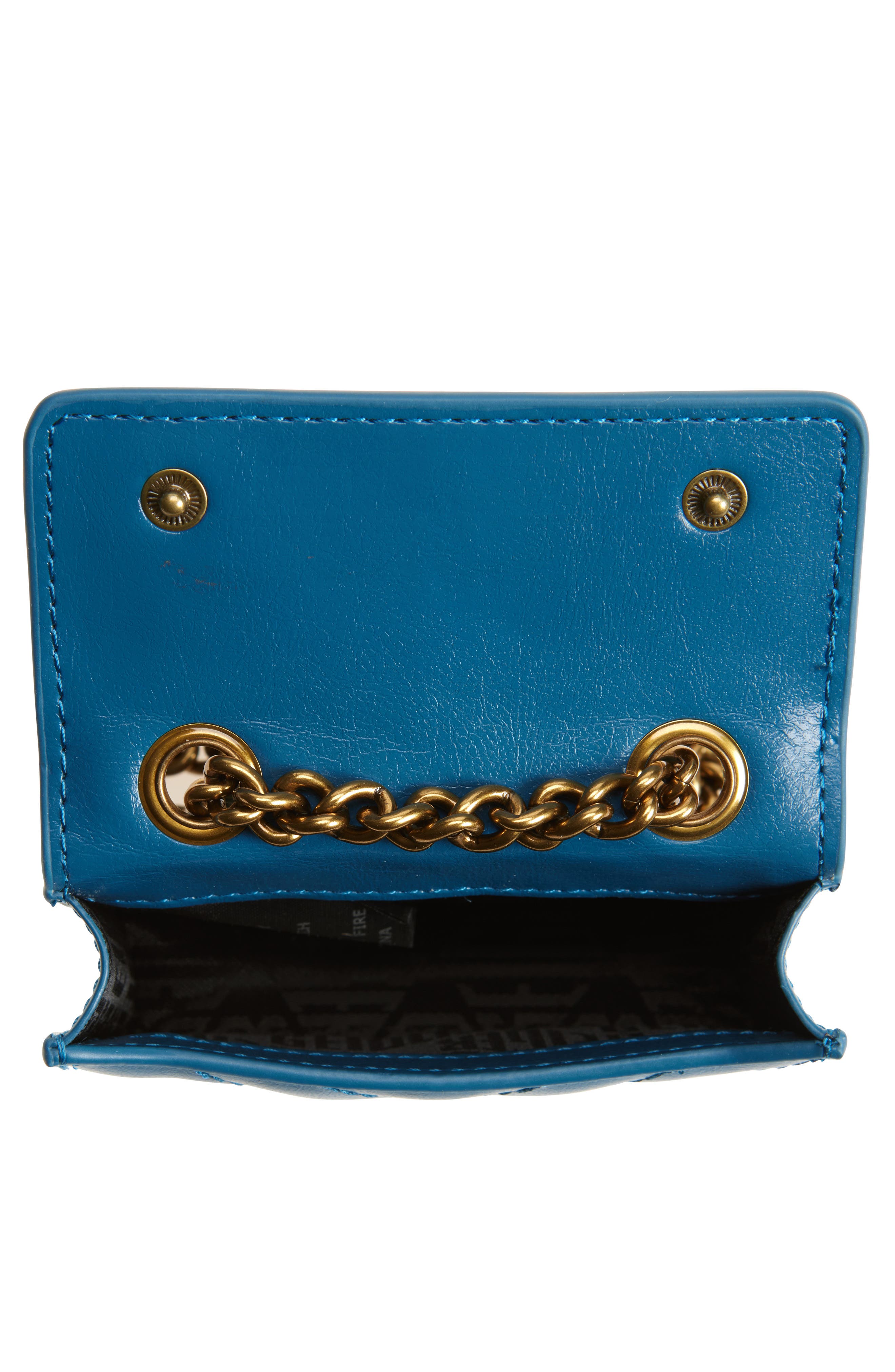 Kurt Geiger London Micro Kensington Quilted Leather Crossbody Bag, Alternate, color, 