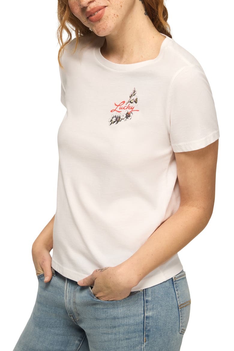 Botanical Graphic T-Shirt, Alternate, color, BRIGHT WHITE